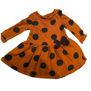 JUST ONE YOU CARTERS GIRLS BABY DRESS SPRING FALL CASUAL HOLIDAY SIZE 9 MONTHS